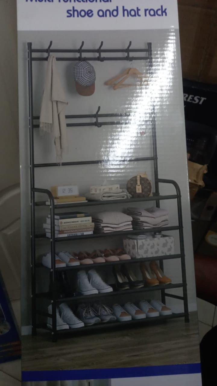 Shoe and Hat Rack