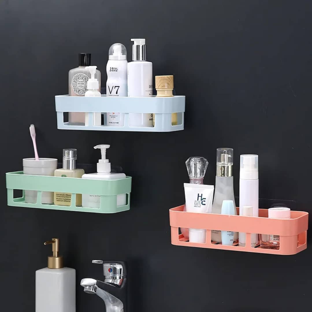 Multifunction Bathroom Suction Holder Set of 3